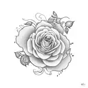 ctrl sza with flowers tattoo design idea