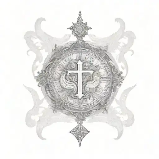 bible psalm 27 tattoo design idea