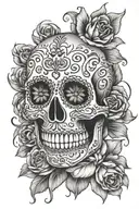 Sugar Skull tattoo design idea