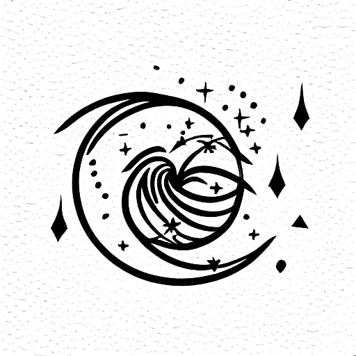 aquarius luca tattoo design idea