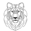 Simba anda Balto  tattoo design idea