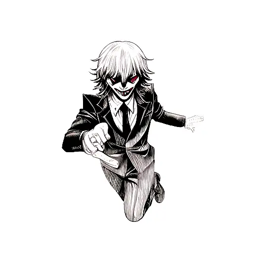 joker dark tattoo design idea