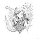 fairy tail tattoo design idea