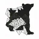 bear tattoo design idea