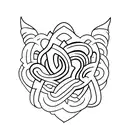 number 2 tattoo design idea