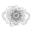 number 2 tattoo design idea