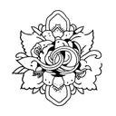 number 2 tattoo design idea