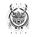 appa color tattoo design idea