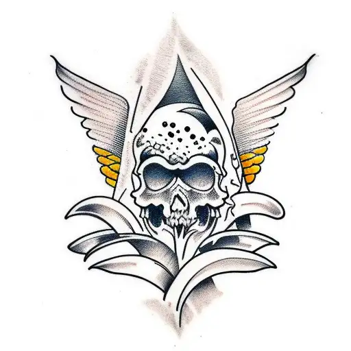 Progressive metal tattoo design idea