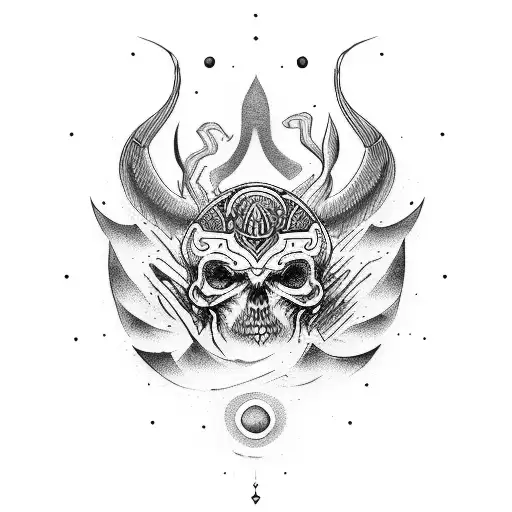 valhalla tattoo design idea