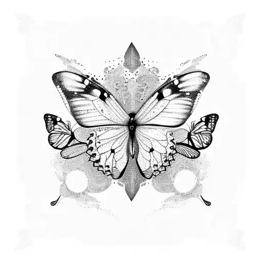 butterfly effect tattoo design idea
