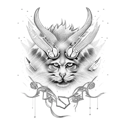 rock and roll tattoo design idea