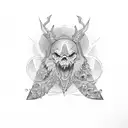 alpha omega tattoo design idea