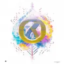 alpha omega tattoo design idea