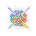 alpha omega tattoo design idea