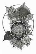Bring me the Horizon Sempiternal Logo with all 3 polaris albums combined tattoo design idea