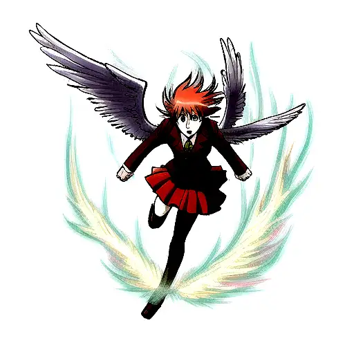 Phoenix tattoo design idea