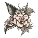 the end of something the beginning of something new tattoo design idea