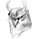 Odin's ravens tattoo design idea