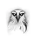 Odin's ravens tattoo design idea
