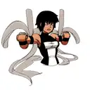 Strong and Black tattoo design idea