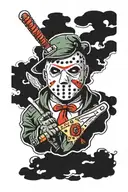 jason voorhees tattoo design idea