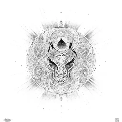 mool mantra tattoo design idea