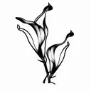 calla and lily of the incas tattoo design idea