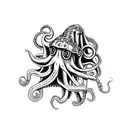 davy jones octopus tattoo design idea