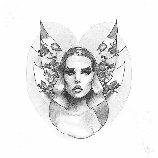 lana del Rey tattoo design idea