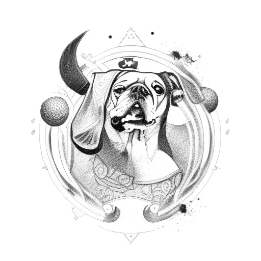 soccer, woodworking,  dog, libra and need to love life tattoo design idea