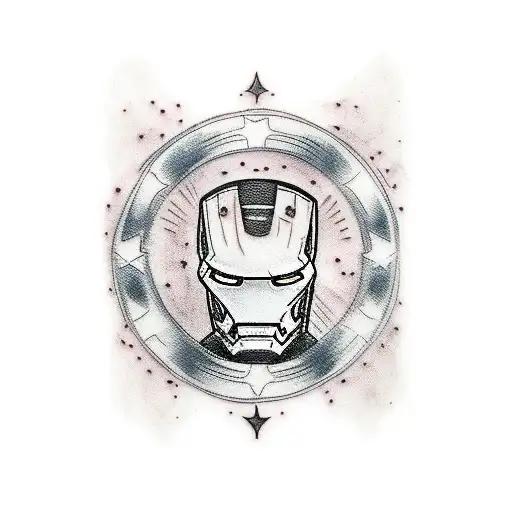 ironman tattoo design idea