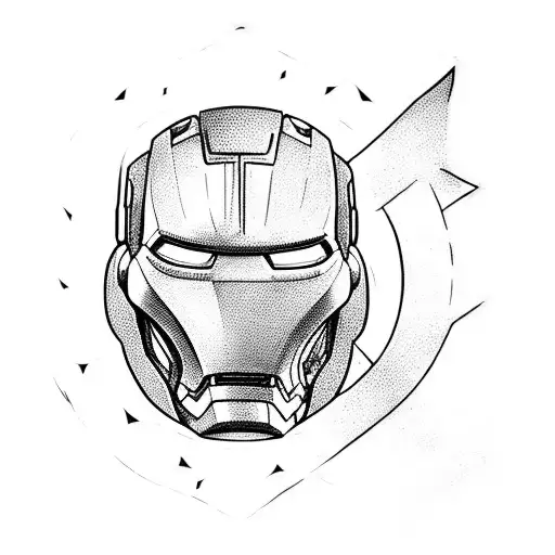 ironman tattoo design idea