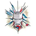 ironman tattoo design idea