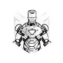 ironman tattoo design idea