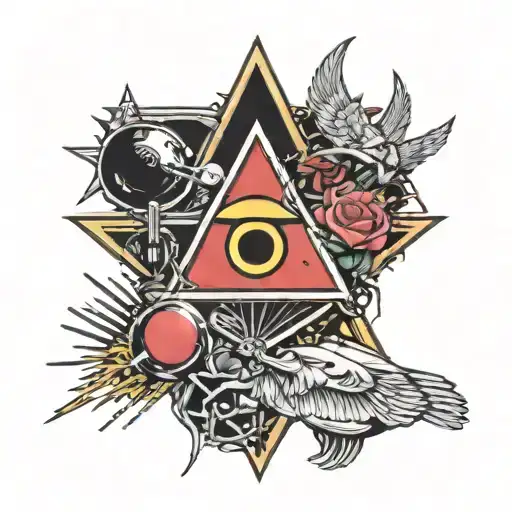 pink floyd dark side acdc billy joel tattoo design idea