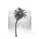 Palm Tree tattoo design idea