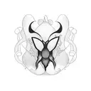 cartoon  tattoo design idea