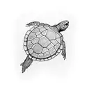 Michigan on a turtle shell tattoo design idea