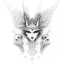 morrigan tattoo design idea