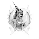 morrigan tattoo design idea