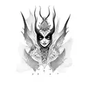 morrigan tattoo design idea