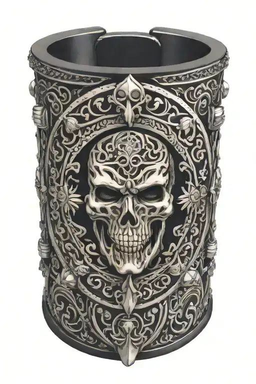 Braclet with sansara ring tattoo design idea