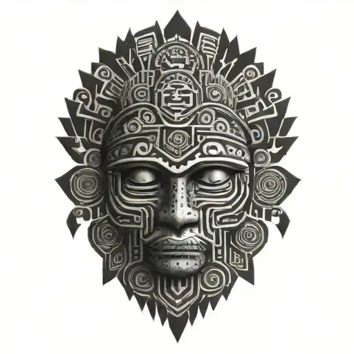 Aztec tattoo design idea