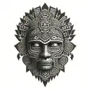 Aztec tattoo design idea