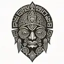 Aztec tattoo design idea