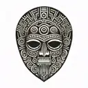 Aztec tattoo design idea