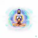 meditation centered equanimity tattoo design idea