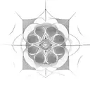 meditation centered equanimity tattoo design idea