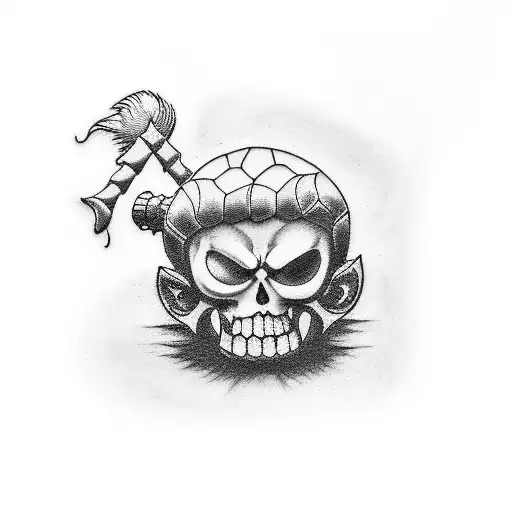 Berserk x One Piece crossover tattoo tattoo design idea